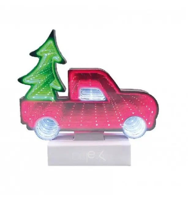 Lampada Led Natalizia Macchina Albero Natale