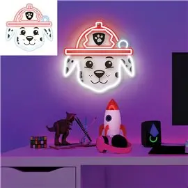 Lampada Neon Led Paw Patrol Plexi