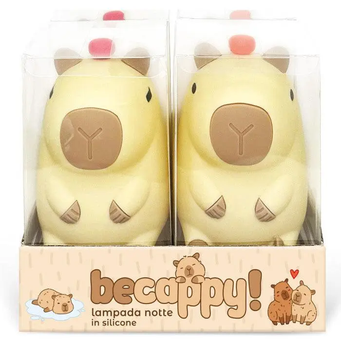 Lampada Notte Silicone Be-Cappy Lebez 9x16x11 cm