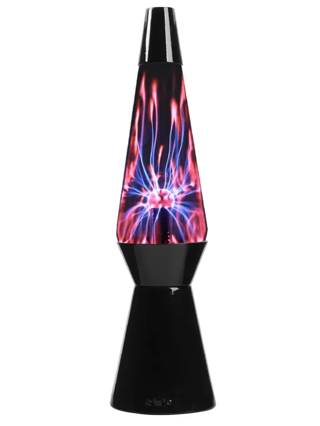 Lampada Plasma 36 cm con base nera
