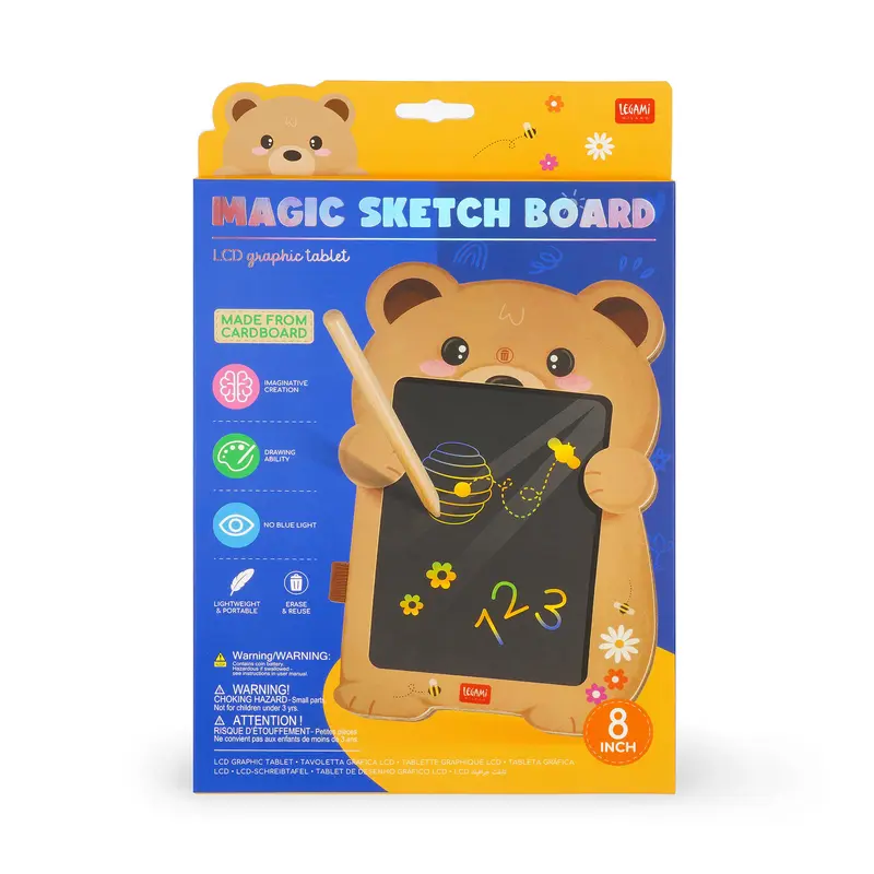 Lavagna LCD Magic Sketch Board - Teddy Bear