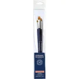 LB Set 3 Pennelli Sintetici Manico lungo