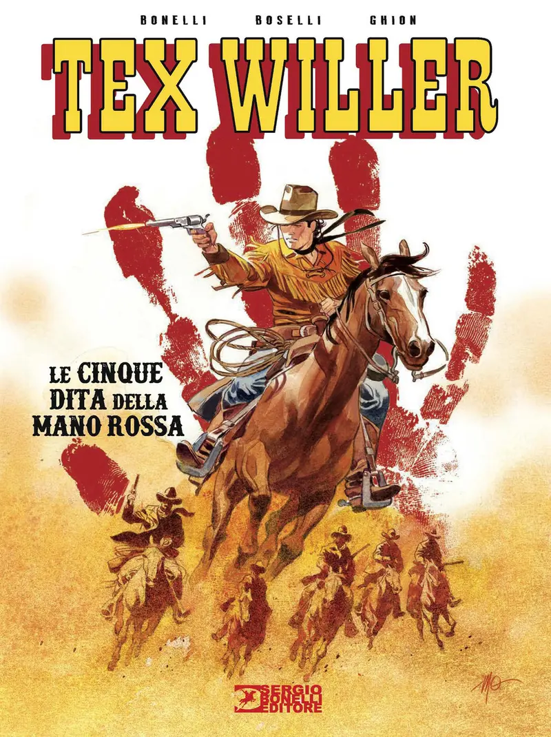 Le cinque dita della mano rossa. Tex Willer