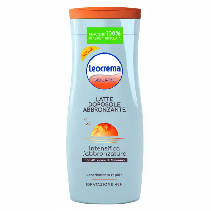 Leocrema Solari Latte Doposole Abbronzante con Attivatore di Melanina 200ml Cura del Corpo