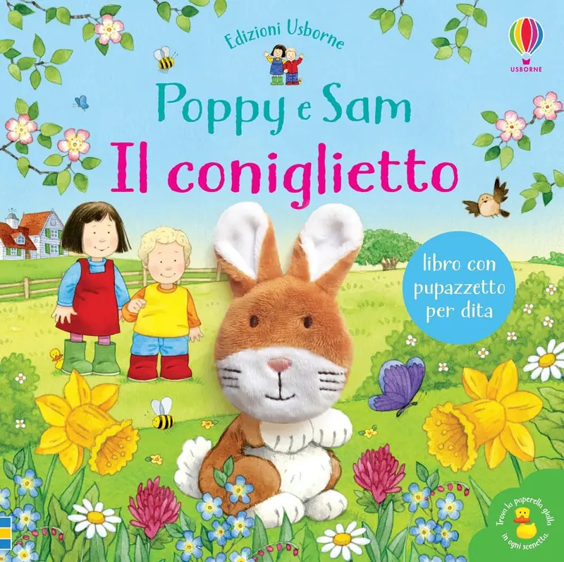 Libri con pupazzetto per dita - Il coniglietto