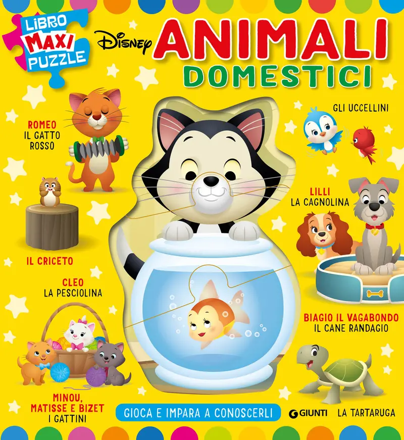 Libro Maxi Puzzle Disney Animali domestici. Gioca e impara a conoscerli