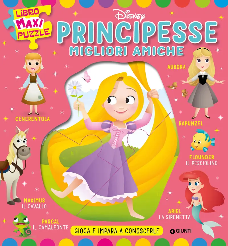 Libro Maxi Puzzle Disney Principesse Migliori amiche. Gioca e impara a conoscerle