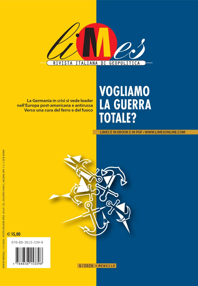 Limes. Rivista italiana di geopolitica. Vol. 6
