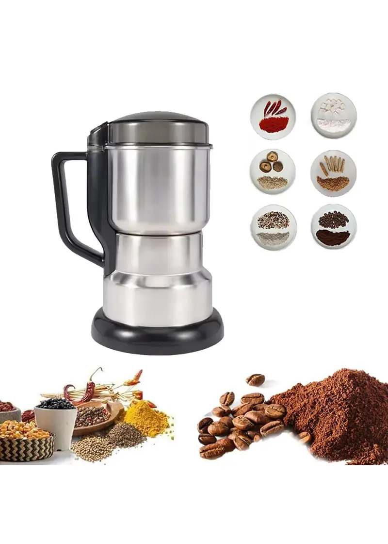 Macinacaffè elettrico, macina cereali, macina spezie elettrico