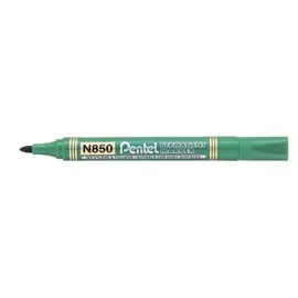 Marker Pentel N850 Punta Conica Verde 12 pz.