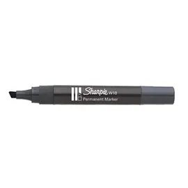 Marker Sharpie W10 Punta Scalpello Nero 12 pz.