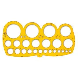 Maschera 7126 cerchiometro diam. 1x80 10 pz.