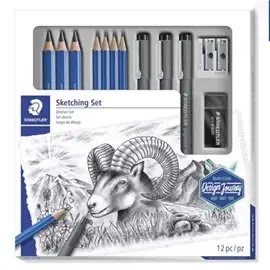 Matite Staedtler Lumograph Set Schizzi Arte 61 100