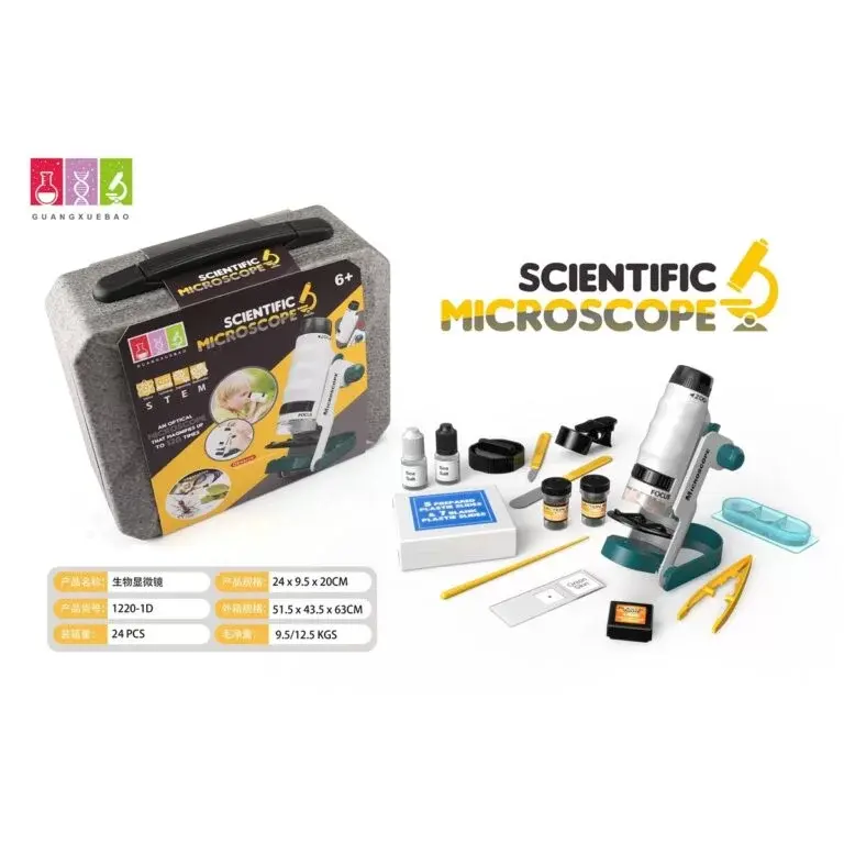 Microscopio Portatile con Valigetta 120X