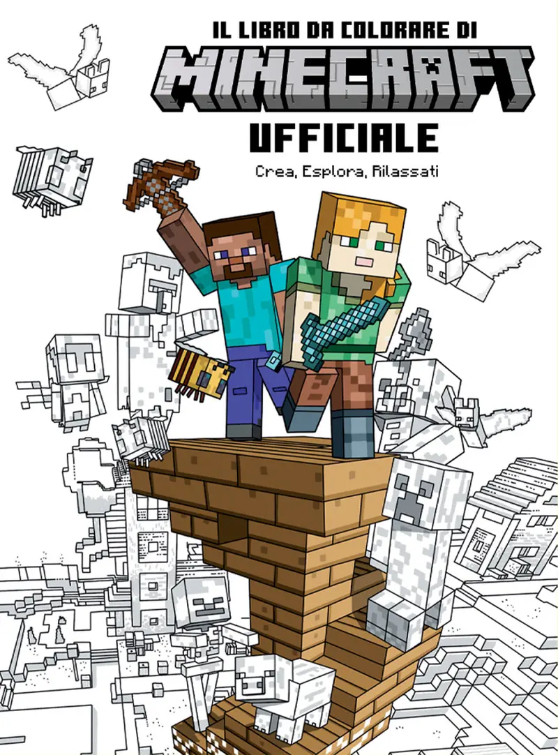 Minecraft. Il libro da colorare ufficiale. Crea, esplora, rilassati