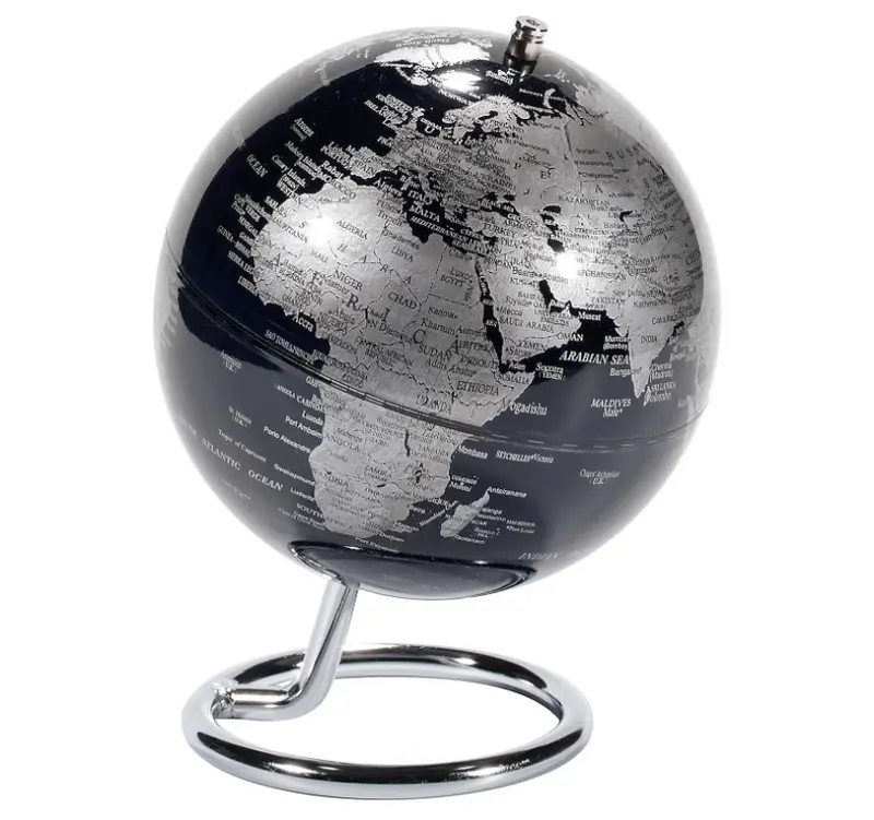Mini mappamondo GALILEO BLACK