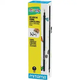 Mitama 25 Refills Cancellabili Spinny Nera 18 pz.