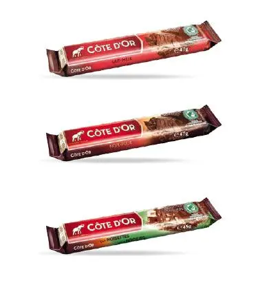 MONDELEZ COTE D’OR BAR MILK WITH NUTS 45GR. - Conf. da 32