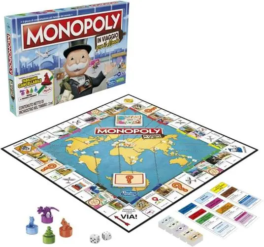 Monopoly in viaggio per mondo originale