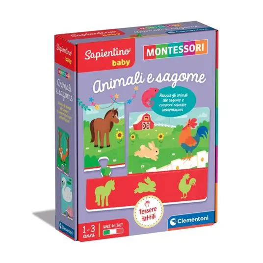 Montessori baby animali e sagome