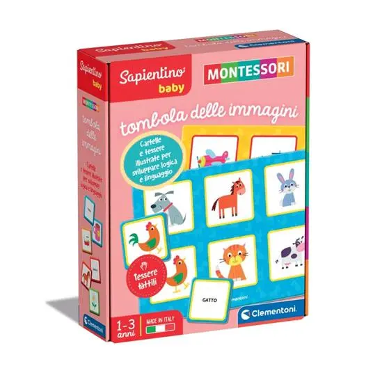 Montessori baby tombola delle immagini