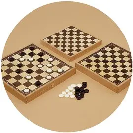 MS 26 Scacchiera in legno 30x30 Art. 51 Bis