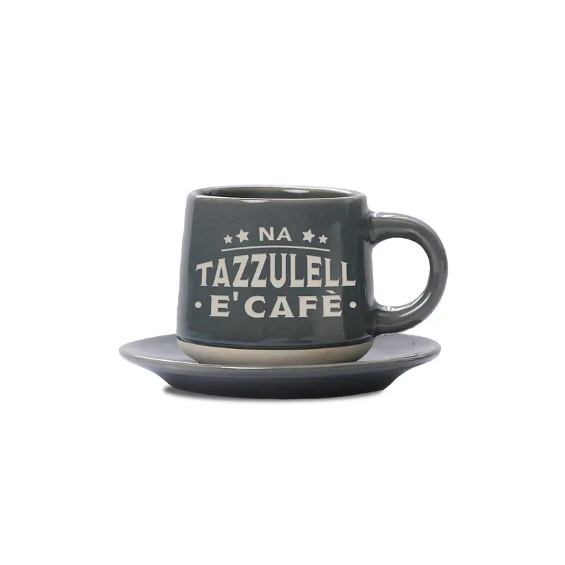 NA TAZZULELL E' CAFE' - TAZZINA DA CAFFE'+PIATTINO ABBINATO