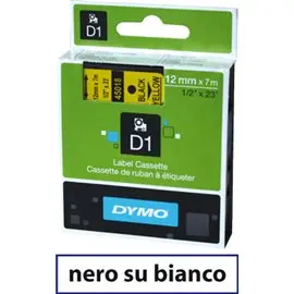 Nastro Dymo D1 436130 6x7 Nero/Bianco