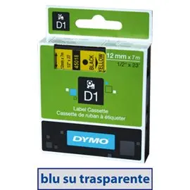 Nastro Dymo D1 450110 12x7 Blu/Trasp.