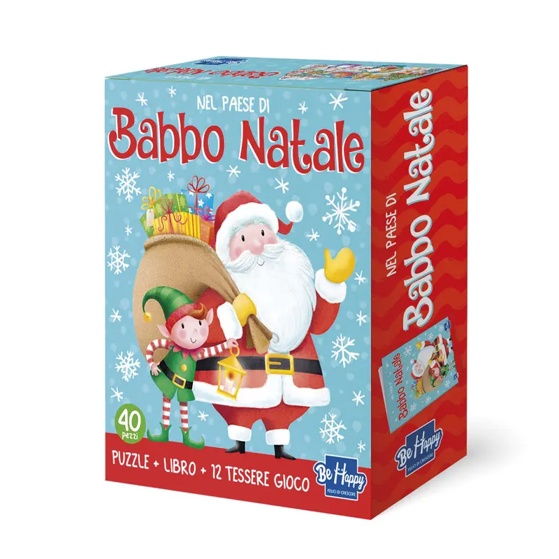 Nel paese di Babbo Natale - Libro & Puzzle