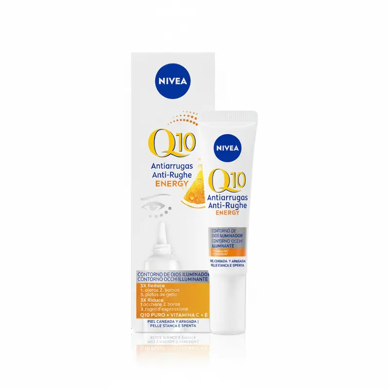 NIVEA Q10 Anti-Rughe Energy Contorno Occhi Illuminante Antietà Cura del Viso