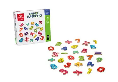 Numeri magnetici gioco educativo