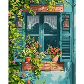 Painting by Numbers 40х50 KHO6348 A house in the garden