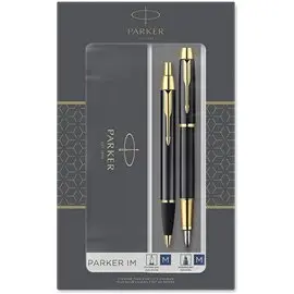 Parker Gift Set Duo IM Black GT BP FP 2093216