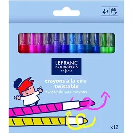 Pastelli a cera L&B Crayon Twist a 12 3013619