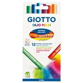 Pastelli ad olio Maxi Giotto a 12