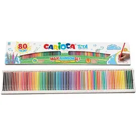 Pastelli Carioca Tita Rainbow Set 80 col. 42890