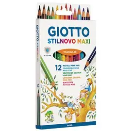 Pastelli Giotto Stilnovo Maxi Tri a 12