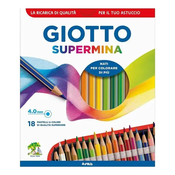 Pastelli Giotto Supermina a 18+2