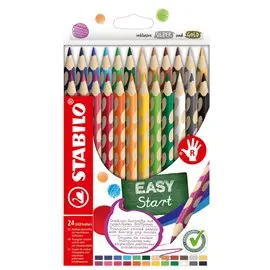 Pastelli Stabilo Easy Colors 332 a 24 per Destrimani