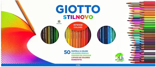 Pastelli stilnovo 50pz giotto
