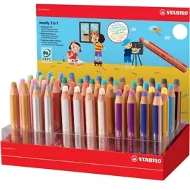 Pastelloni Stabilo Woody 3in1 Expo 48 pz. 880/48-1
