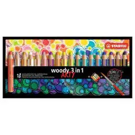 Pastelloni Stabilo Woody Arty Line 18 pz. + temp.