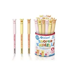 Penna Cancellabile BeSmart Zoo Kancelli Rosso 30 pz.