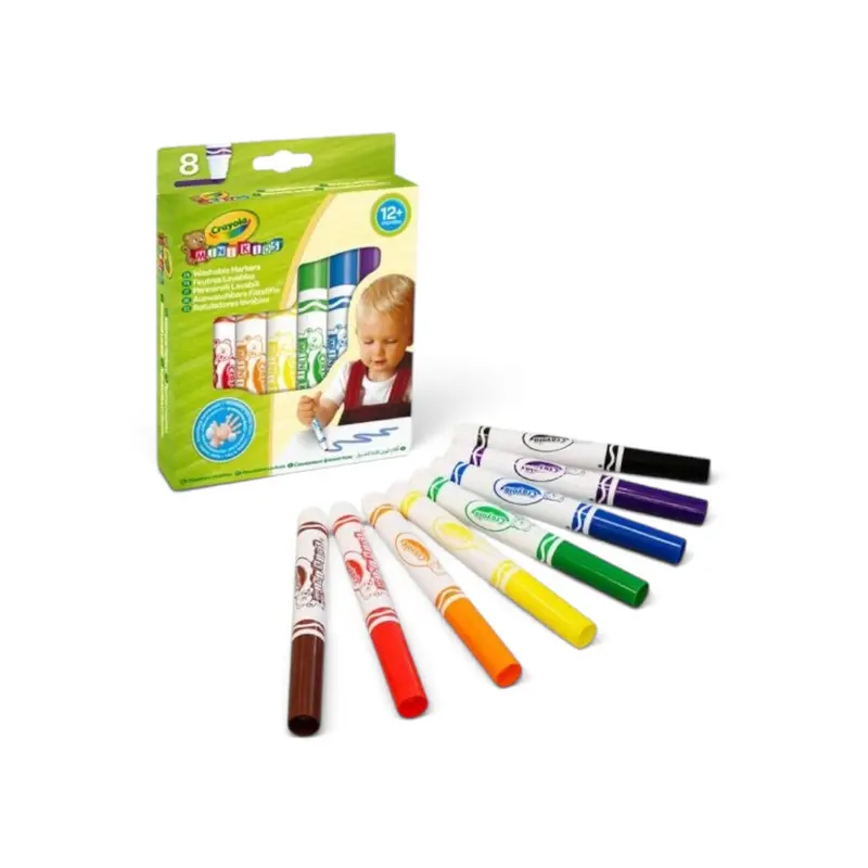 Pennarelli Crayola 8 colori lavabili 1+
