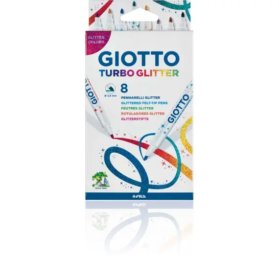 Pennarelli Giotto Turbo Glitter a 8