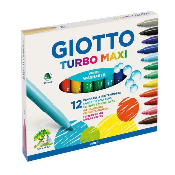Pennarelli Giotto Turbomaxi 12 pz