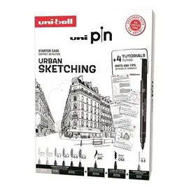 Pennarelli Pigment Uni Pin Starter Kit Urban Sketching