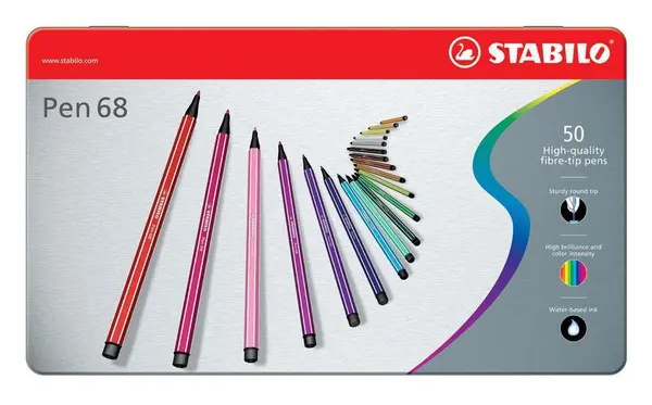Pennarelli Stabilo Pen 68 - 50 pezzi