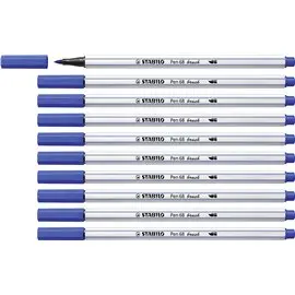 Pennarelli Stabilo Pen 68 Brush Blu
